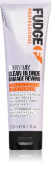 Fudge Everyday Clean Blonde Damage Rewind Conditioner odżywka do codziennego użytku do włosów blond i z balejażem