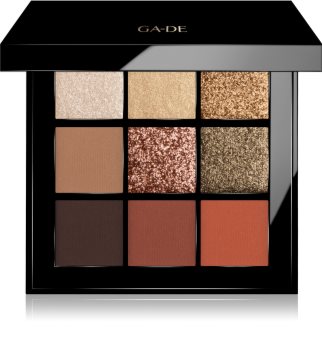 GA-DE Velveteen paleta de sombra para os olhos