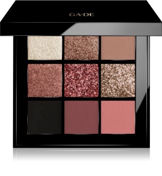 GA-DE Velveteen paletka očních stínů