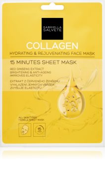 Gabriella Salvete Face Mask Collagen maseczka płócienna dla efektu rozjaśnienia i wygładzenia skóry