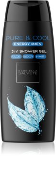 Gabriella Salvete Energy 4Men Pure & Cool Shower Gel for Face, Body, and Hair for Men