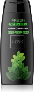 Gabriella Salvete Energy 4Men Fresh tusfürdő gél arcra, testre és hajra uraknak