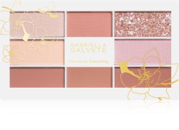 Gabriella Salvete Yes, I Do! palette fards à paupières et blush avec bronzer