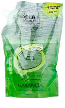 Garancia Enchanted Micellar Water Almond água de limpeza para o rosto, olhos e lábios recarga