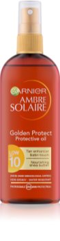 Garnier Ambre Solaire Golden Protect olejek do opalania SPF 10