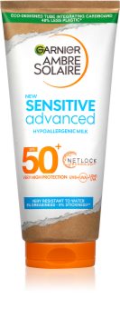 Garnier Ambre Solaire Sensitive Advanced мляко за загар SPF 50+