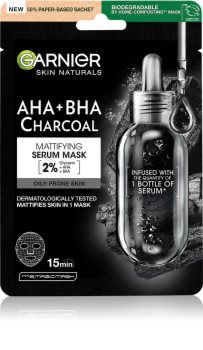 Garnier Skin Naturals Pure Charcoal crna sheet maska s ektraktom morskih algi