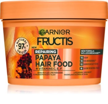 Garnier Fructis Papaya Hair Food masque rénovateur pour cheveux abîmés