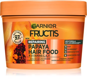 Garnier Fructis Papaya Hair Food obnovující maska pro poškozené vlasy