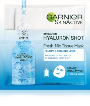 Garnier Skin Naturals Fresh Mix Mask Hyaluron Mask for Dry Skin
