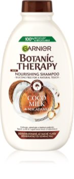 Garnier Botanic Therapy Coco Milk & Macadamia Ravitseva Hiustenpesuaine Kuiville ja Karkeille Hiuksille