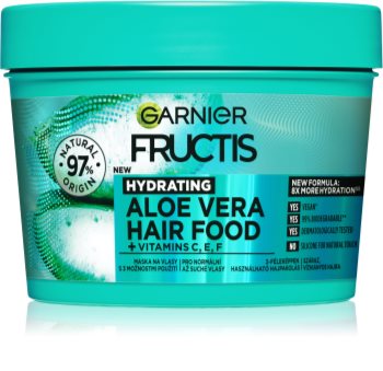 amor Vegetales al menos Garnier Fructis Aloe Vera Hair Food mascarilla hidratante para cabello  normal y seco | notino.es