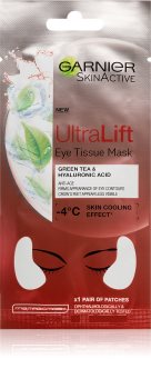 Garnier Skin Active Ultra Lift plátýnková maska proti vráskám na oční okolí