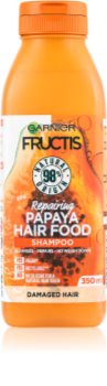 Garnier Fructis Papaya Hair Food shampoo rigenerante per capelli rovinati