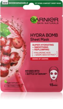 Garnier Skin Naturals Hydra Bomb Udglattende sheetmaske