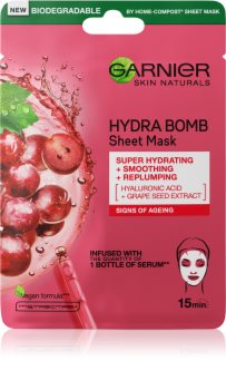 Garnier Skin Naturals Hydra Bomb wygładzająca płócienna maseczka