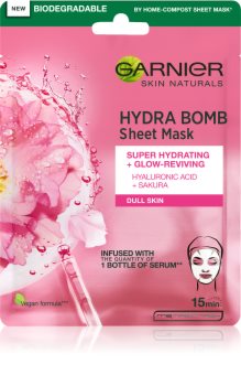 Garnier Skin Naturals Hydra Bomb masque tissu illuminateur