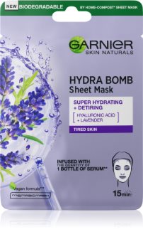 Garnier Hydra Bomb платнена маска с силно хидратиращ и подхранващ ефект