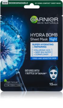 Garnier Skin Naturals Hydra Bomb tápláló gézmaszk éjszakára