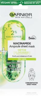 Garnier Skin Naturals платнена маска с почистващ и освежаващ ефект