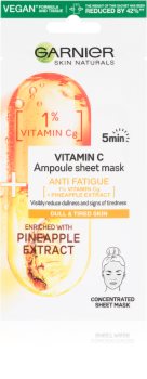 Garnier Skin Naturals платнена маска за лице с енергизиращ ефект