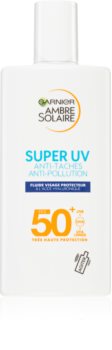 Garnier Ambre Solaire Super UV Vätska för sol på ansiktet 50+
