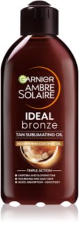 Garnier Ambre Solaire Ideal Bronze ápoló- és napvédő olaj SPF 2