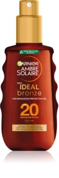 Garnier Ambre Solaire Ideal Bronze odą puoselėjantis įdegio aliejus SPF 20+