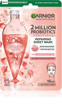 Garnier Skin Naturals Платнена маска за лице за еднократна употреба с пробиотик