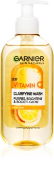 Garnier Skin Naturals Vitamin C озаряващ почистващ гел за лице