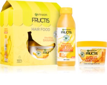 Garnier Fructis Banana Hair Food kosmetická sada (pro suché vlasy)