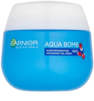 Garnier Skin Naturals Aqua Bomb crema-gel rigenerante antiossidante notte