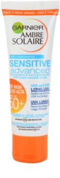 Garnier Ambre Solaire Sensitive Advanced mleczko do opalania twarzy SPF 50+