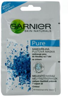 Garnier Pure pleťová maska pro problematickou pleť, akné