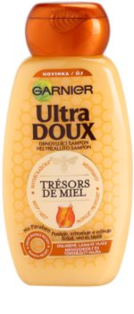 Garnier Ultra Doux champú reparador para cabello castigado y quebradizo