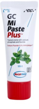 GC MI Paste Plus Mint remineralizačný ochranný krém pre citlivé zuby s fluoridom