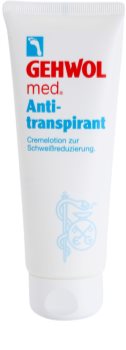Gehwol Med anti-transpirant crème pour réduire la transpiration pieds