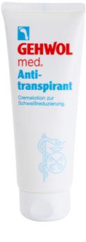 Gehwol Med krémový antiperspirant pro redukci pocení na nohy