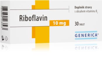 Generica Riboflavin pro podporu kvality kůže a vlasů