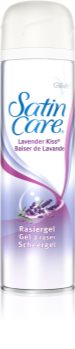 Gillette Satin Care Lavender Kiss Rasiergel für Damen