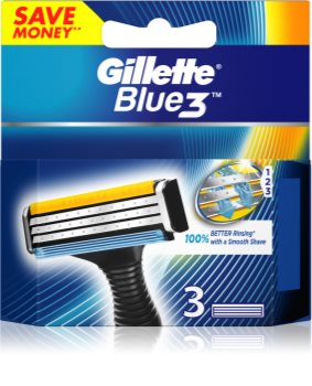 Gillette Blue3 lames de rechange