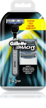 Gillette Mach 3 aparat za brijanje + zamjenske britvice 3 kom