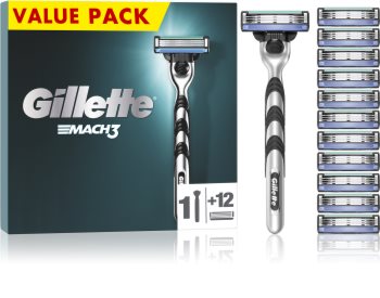 Gillette Mach 3 maquinilla de afeitar + láminas de recambio