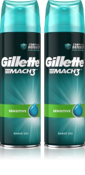 Gillette Mach3 Sensitive gel de afeitar con efecto calmante para hombre