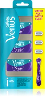 Gillette Venus Swirl Extra Smooth Rasierapparat + Ersatzköpfe 3 pc