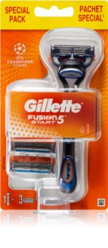 Gillette Fusion5 Start Barberkniv + erstatningshoveder
