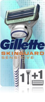 Gillette Skinguard  Sensitive Razor for Sensitive Skin + Spare Blades 2 pcs