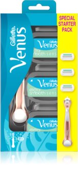 Gillette Venus Sensitive Smooth Scheerapparaat + Vervangende Bladen 3st.