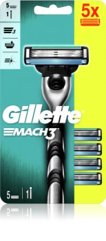 Gillette Mach3 Partakone + Vaihtopäät