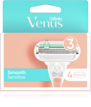 Gillette Venus Sensitive Smooth Rasierer Ersatzklingen 4 pc